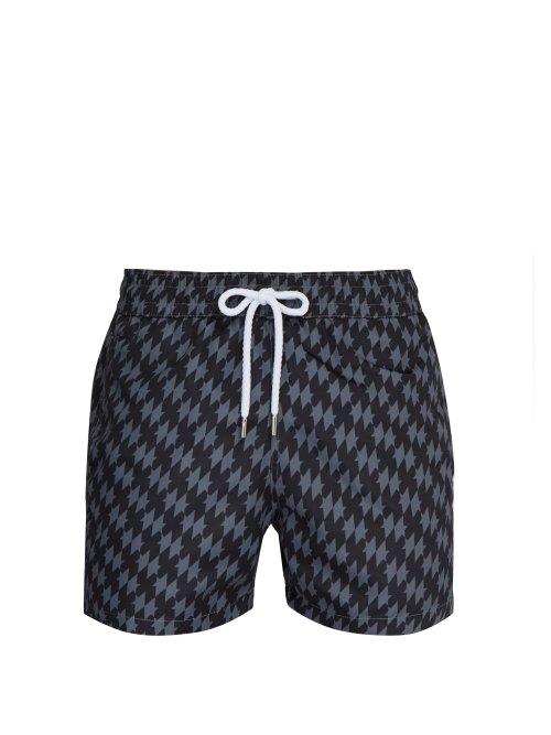 Matchesfashion.com Frescobol Carioca - Beijinhos Sport Swim Shorts - Mens - Black Grey