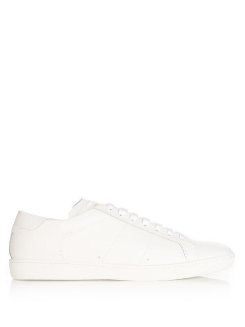 Saint Laurent Court Classic Low-top Leather Trainers