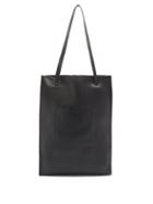 Matchesfashion.com Jil Sander - Logo-debossed Rectangular Leather Tote - Mens - Black