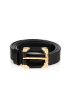 Alexander Mcqueen Skull-buckle Leather Belt