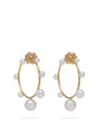 Irene Neuwirth 18kt Gold & Akoya-pearl Hoop Earrings