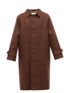 Matchesfashion.com Mackintosh - Blackridge Houndstooth Checked Wool Coat - Mens - Brown Multi