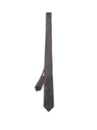 Matchesfashion.com Alexander Mcqueen - Skull And Polka-dot Silk Jacquard Tie - Mens - Black