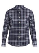 Moncler Gamme Bleu Single-cuff Checked-cotton Shirt
