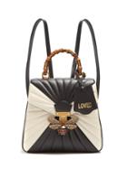 Matchesfashion.com Gucci - Queen Margaret Quilted Leather Backpack - Womens - Black White