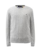 Polo Ralph Lauren - Cable-knit Wool-blend Sweater - Mens - Grey