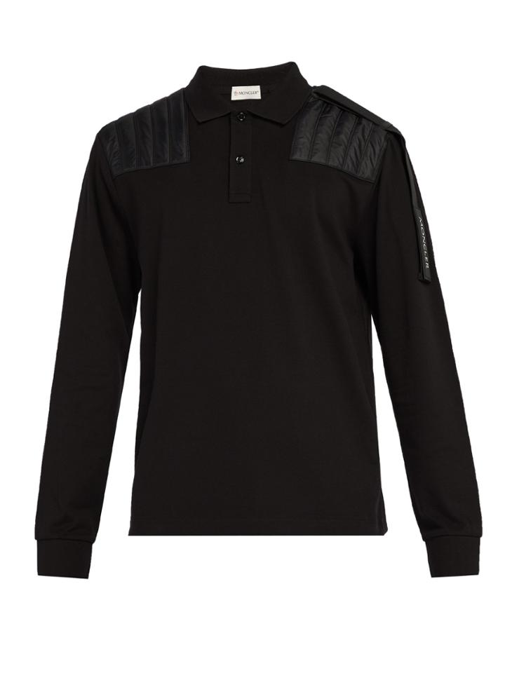 5 Moncler Craig Green Long-sleeve Cotton Polo Shirt