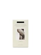Ladies Lingerie Swedish Stockings - Tora Metallic 20-denier Tights - Womens - Black Silver