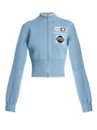 Miu Miu Patch-pocket Zip-through Jacket