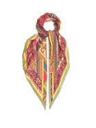 Matchesfashion.com Etro - Tiger And Paisley-print Silk Scarf - Womens - Multi