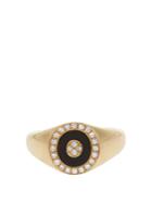 Anissa Kermiche Diamond, Onyx & Yellow-gold Ring