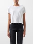 Re/done - 1950s Cotton-jersey T-shirt - Womens - White