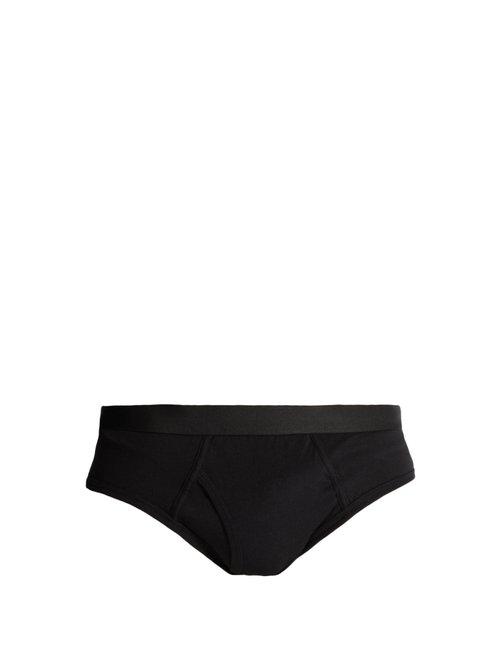 Matchesfashion.com Comme Des Garons Shirt - X Sunspel Cotton Briefs - Mens - Black