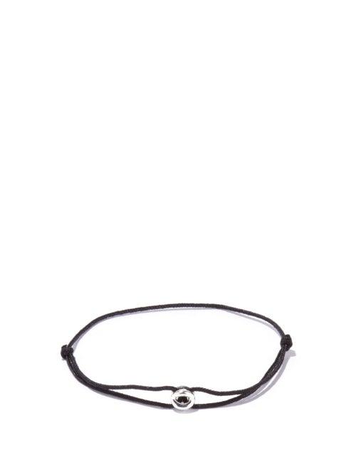 Mens Jewellery Le Gramme - 1g Cord & Sterling-silver Bracelet - Mens - Silver