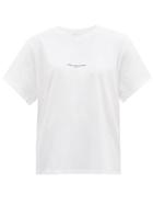 Ladies Rtw Stella Mccartney - 2001 Print Cotton-jersey T-shirt - Womens - White