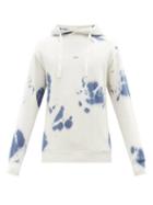 A.p.c. - Victor Tie-dyed Cotton-jersey Hooded Sweatshirt - Mens - White