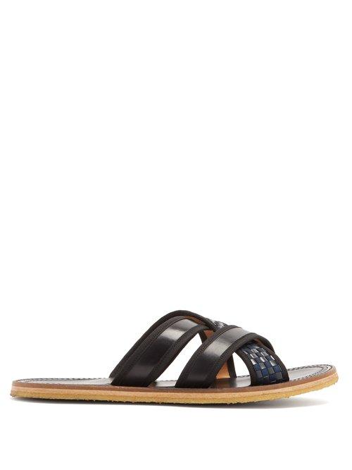 Matchesfashion.com Armando Cabral - Arabia Slides - Mens - Black Multi