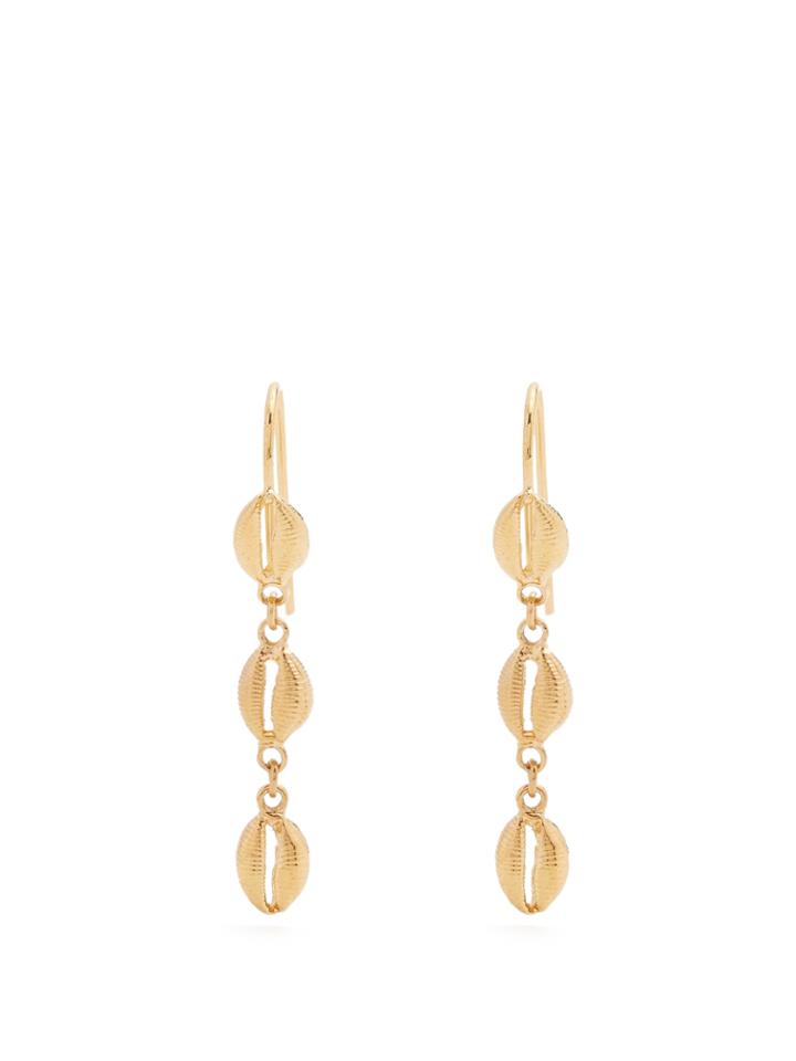 Isabel Marant Triple Shell Drop Earrings