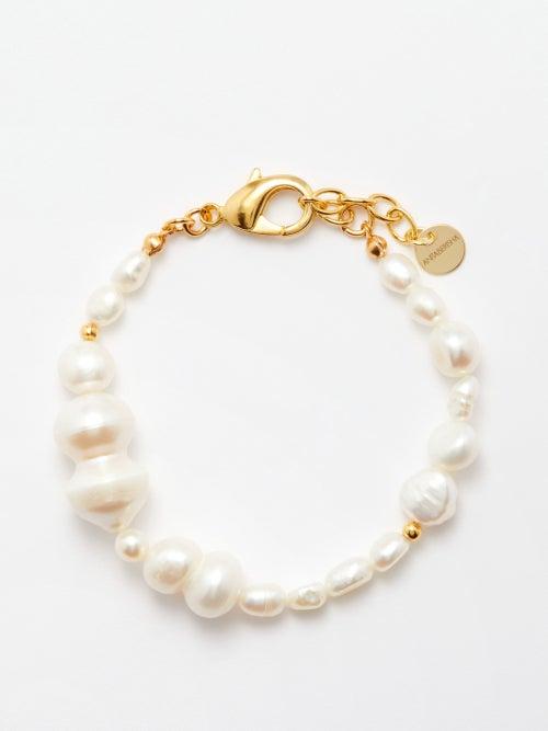 Anita Berisha - Celestial Pearl & 14kt Gold-plated Bracelet - Womens - Pearl