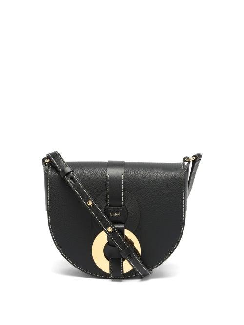 Matchesfashion.com Chlo - Darryl Grained-leather Cross-body Bag - Womens - Black
