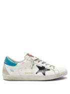 Matchesfashion.com Golden Goose - Superstar Distressed-leather Trainers - Mens - White