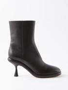 Wandler - June 75 Leather Ankle Boots - Womens - Black
