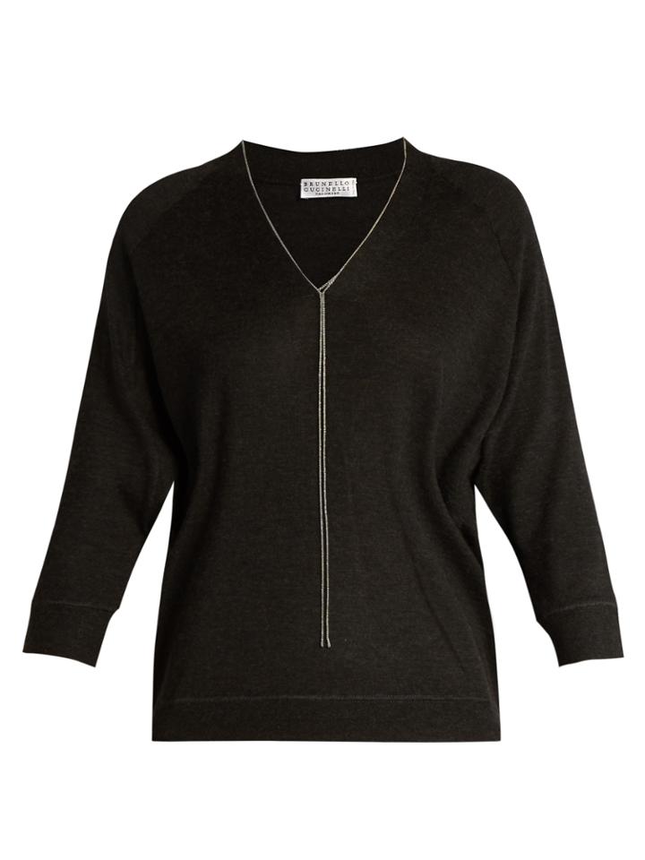 Brunello Cucinelli Cashmere-blend Sweater