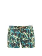 Matchesfashion.com Thorsun - Athena Tie Dye Beach Shorts - Womens - Green Multi
