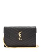 Matchesfashion.com Saint Laurent - Monogram Quilted Leather Cross Body Bag - Womens - Black