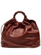 The Row Double Circle Xl Leather Bag