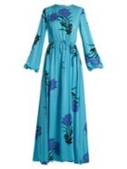 Diane Von Furstenberg Farren-print Stretch-silk Maxi Dress