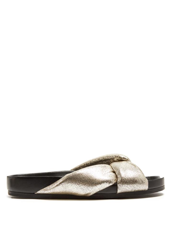 Chloé Nolan Leather Slides