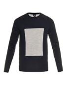 Mcq Alexander Mcqueen Colour-block Wool-knit Sweater