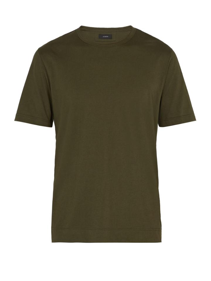Joseph Short-sleeved Crew-neck Cotton T-shirt