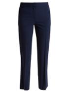 Diane Von Furstenberg Mid-rise Wool-blend Cigarette Trousers