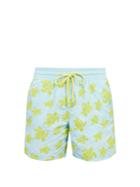 Vilebrequin Moorea Flocked Turtles-print Swim Shorts