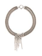Matchesfashion.com Isabel Marant - Crystal Strand Double Chain Necklace - Womens - Crystal
