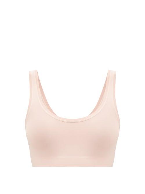 Hanro - Touch Feeling Seamless Crop Top - Womens - Pink