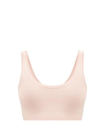 Hanro - Touch Feeling Seamless Crop Top - Womens - Pink