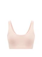 Hanro - Touch Feeling Seamless Crop Top - Womens - Pink