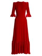 The Vampire's Wife Festival Ruffled Velvet Dress