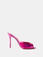 Christian Louboutin - Me Dolly 100 Patent-leather Mules - Womens - Pink