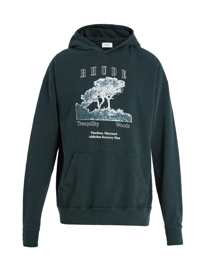 Rhude Logo-print Cotton Sweatshirt