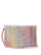 Christian Louboutin Loubiclutch Spike-embellished Leather Clutch