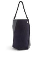 Proenza Schouler Hex Medium Leather And Suede Bucket Bag