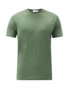 Matchesfashion.com Sunspel - Pima-cotton Jersey T-shirt - Mens - Khaki