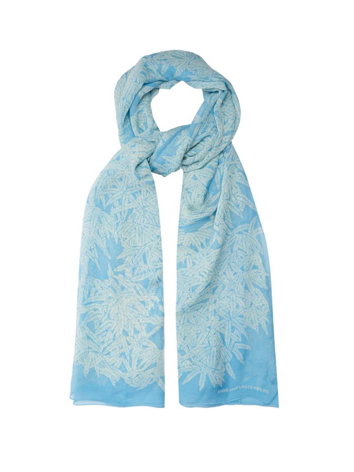 Diane Von Furstenberg Lepic-print Silk-chiffon Scarf