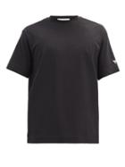 Matchesfashion.com Y-3 - Logo-print Cotton-jersey T-shirt - Mens - Black