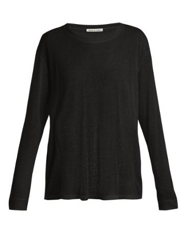Frances De Lourdes Marlon Round-neck Cashmere And Silk-blend T-shirt