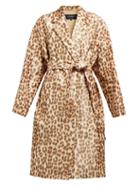 Matchesfashion.com Rochas - Okawa Leopard Print Taffeta Coat - Womens - Leopard